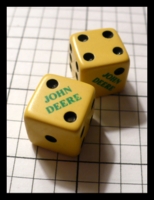 Dice : Dice - 6D - John Deere Logo